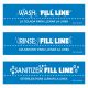 Sink Fill Line Labels - English/Spanish