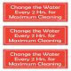 Change the Water Label - English