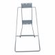 Single F-style Rack with Spray bottle Hanger - Silver