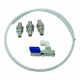 TCD Pex Tubing Multi Faucet Adapters Kit w/ Blue Ball Valve