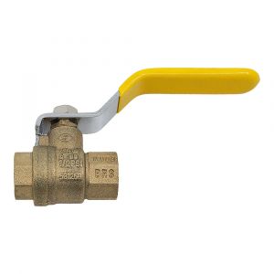 Pipe Size 3/4 in Inline Chrome-Plated Brass 2-Piece Connection Type Fnpt X Fnpt,20400007112 Ball Valve 